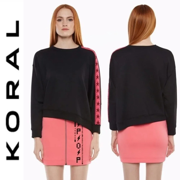 Koral Scuba Zip Up Logo Mini Skirt - Picture 1 of 8
